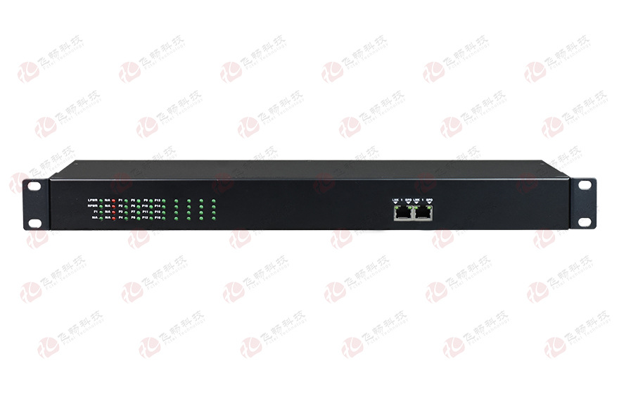 飛暢科技-16路電話（RJ11）+2路千兆以太網(wǎng) 電話光端機