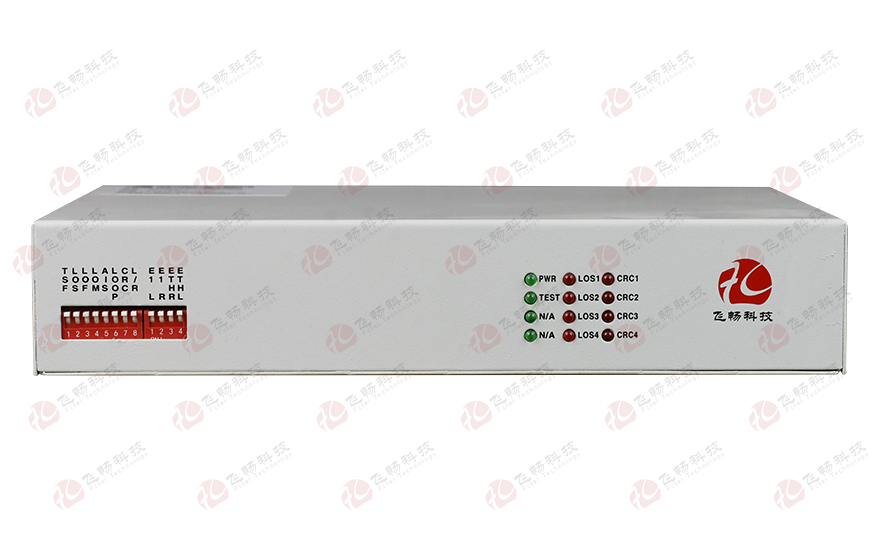 飛暢科技-4E1轉3FE+1路console網管（桌面式） 協議轉換器